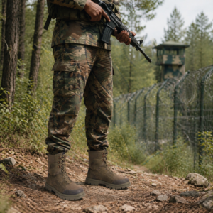 Olive Bheem Millitary Shoes