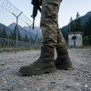Olive Dhwaj Millitary Shoes
