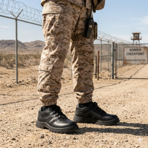 Black Prahaar Millitary Shoes