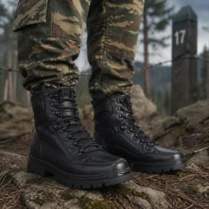 Black Courage Millitary Shoe